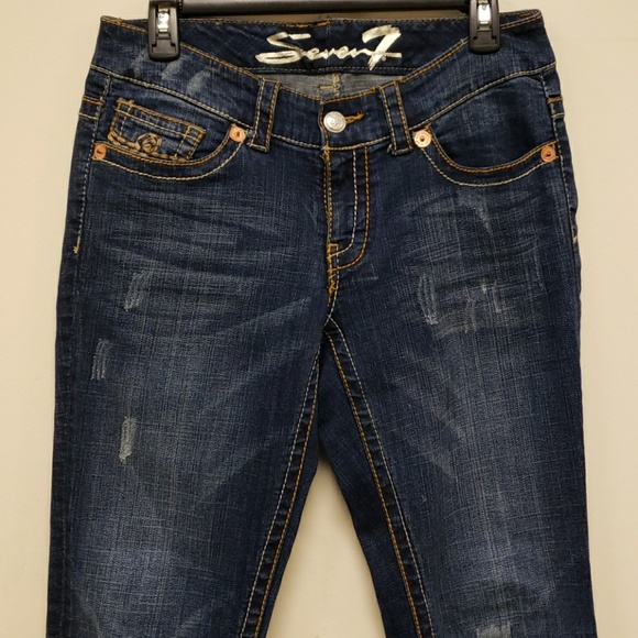 Seven7 Distressed Jeans - Picture 2 of 8
